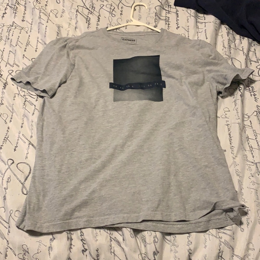 Express shirt gray